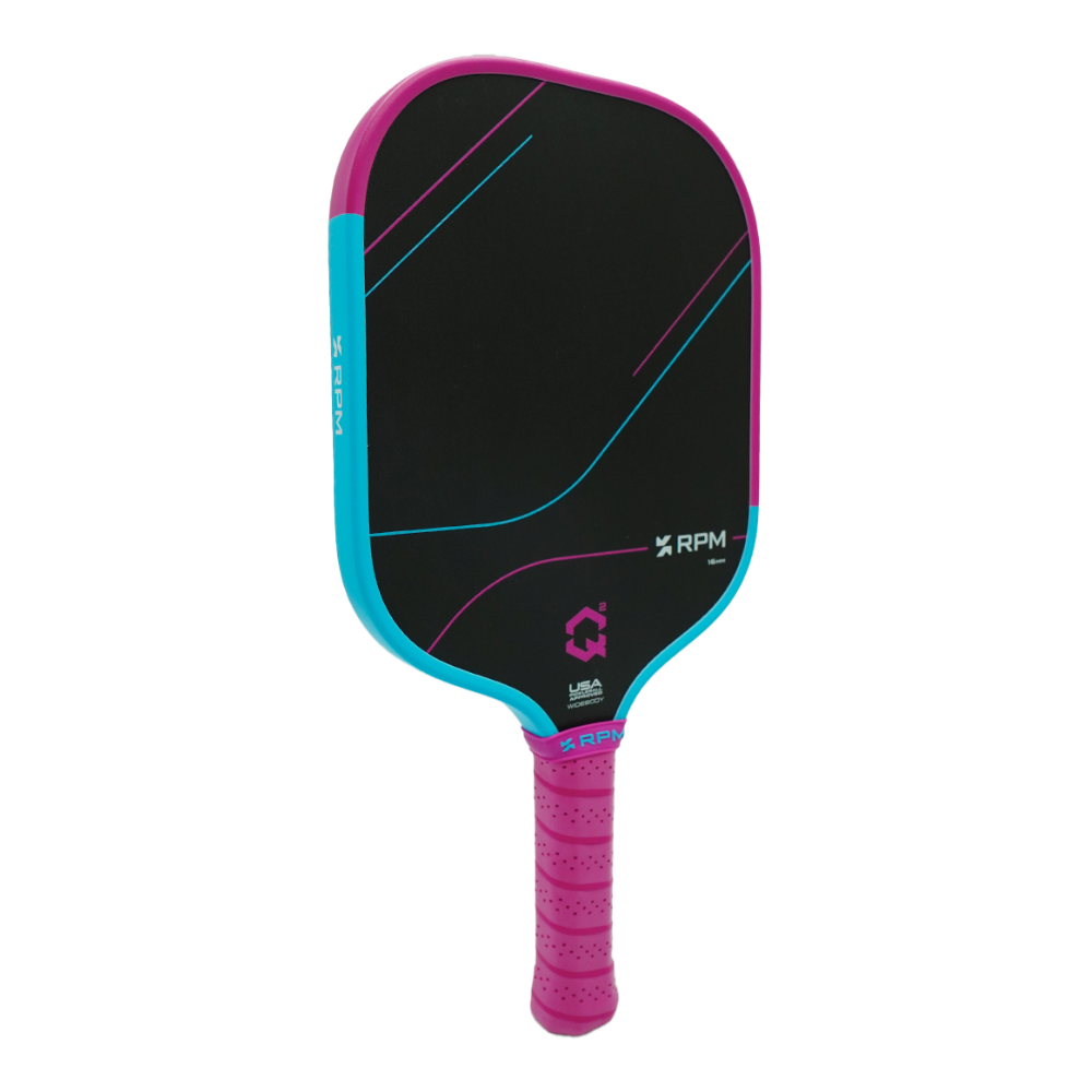 RPM Q2 14mm Cotton Candy Widebody Pickleball Paddle