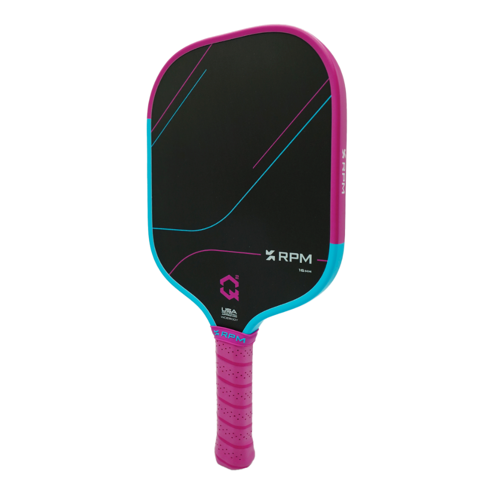 RPM Q2 14mm Cotton Candy Widebody Pickleball Paddle