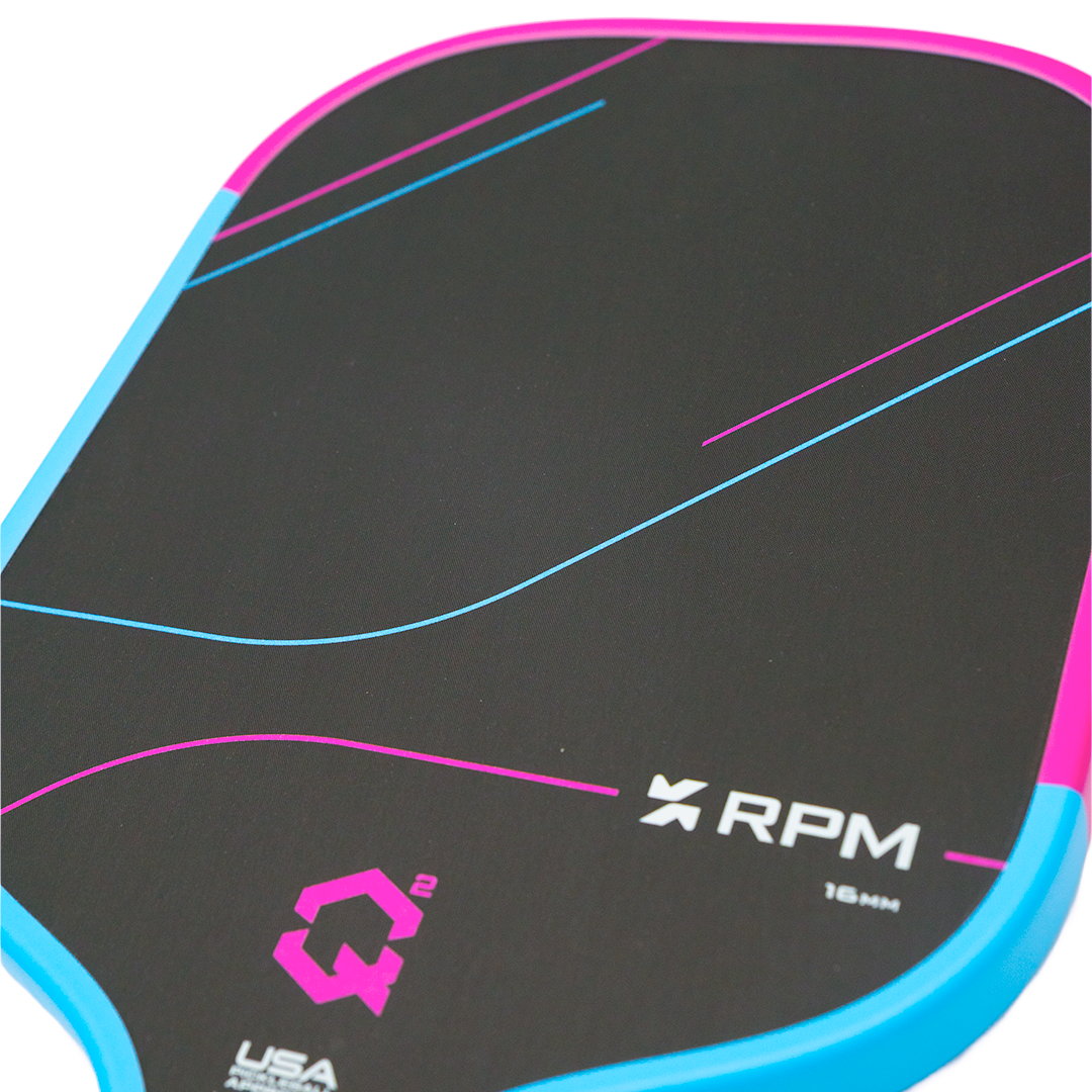 RPM Q2 14mm Cotton Candy Widebody Pickleball Paddle