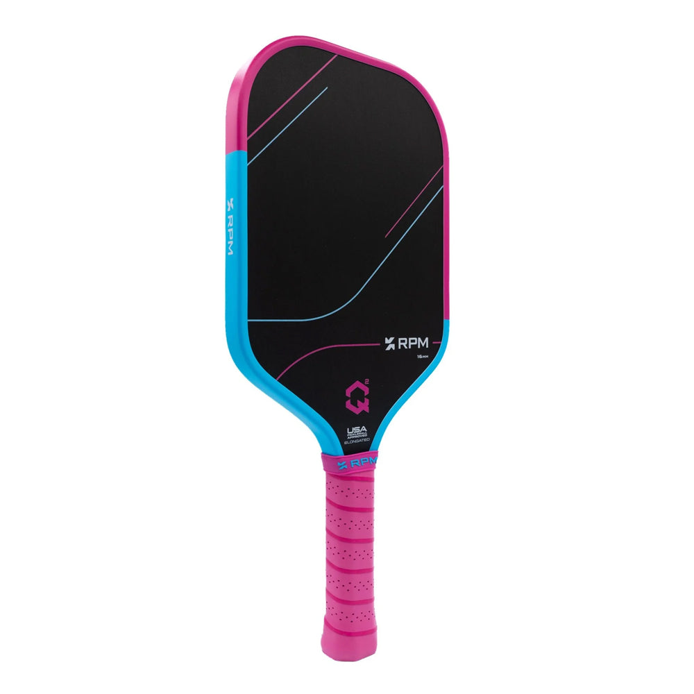 RPM Q2 16mm Cotton Candy Elongated Pickleball Paddle